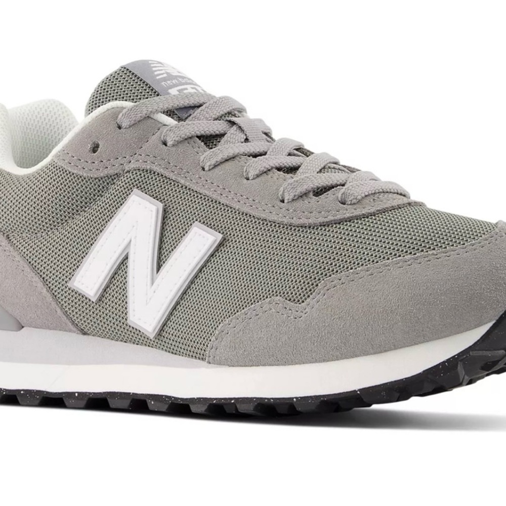 New Balance Classic Gray and White Sneakers